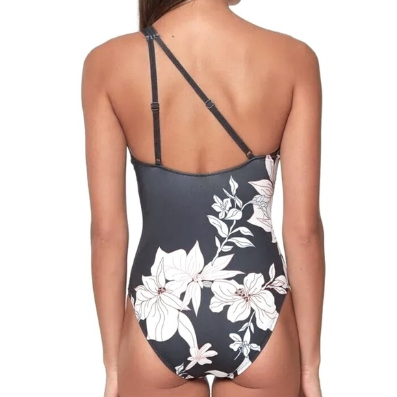 Sanctuary DARK TROPICAL Night in the Jungle Black One-Piece Swimsuit - Picture 2 of 10